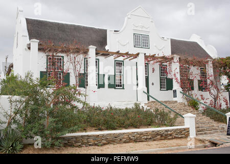 Cape Dutch style cottage in Tulbagh, South Africa Stock Photo