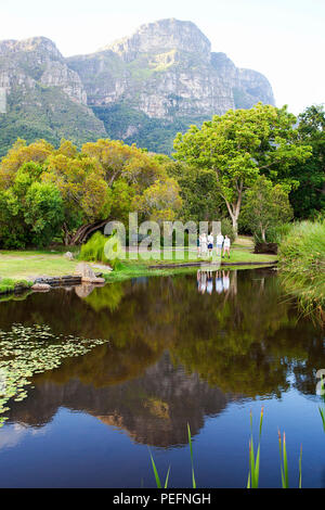Family photograph in Kirstenbosch Gardens Stock Photo