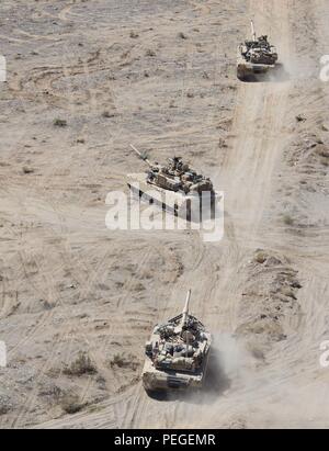 M1A2 Abrams Tanks from A Company, 2-116th Cavalry Brigade Combat Team ...