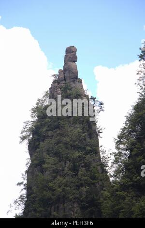 Enshi, Enshi, China. 15th Aug, 2018. Enshi, CHINA-Scenery of Qixingzhai Scenic Area in Enshi, central China's Hubei Province. Credit: SIPA Asia/ZUMA Wire/Alamy Live News Stock Photo