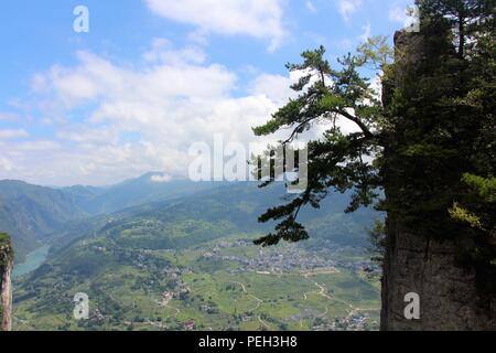 Enshi, Enshi, China. 15th Aug, 2018. Enshi, CHINA-Scenery of Qixingzhai Scenic Area in Enshi, central China's Hubei Province. Credit: SIPA Asia/ZUMA Wire/Alamy Live News Stock Photo