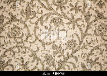 Flower pattern. Brown pattern with floral ornament Stock Photo