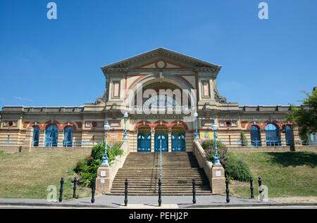 Palm Court entrance Alexandra Palace North London England Stock Photo