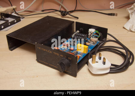 TPS electronic speed control upgrade for Heybrook record turntable Stock Photo