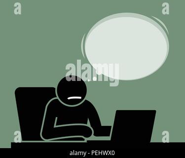 feeling bored clipart