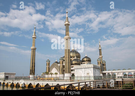 Cristal Mosque or Masjid Kristal, Terengganu, Malaysia Stock Photo