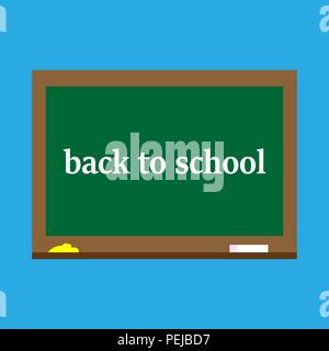 Back to school,blackboard Stock Vector