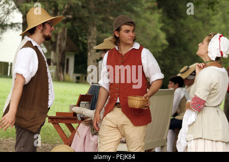 Reenactors in Colonial Williamsburg, Virginia, USA Stock Photo