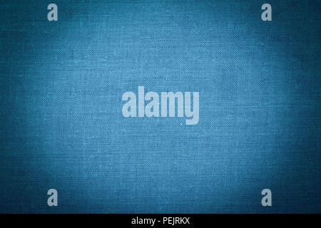 old dirty cloth texture. book cover, blue background Stock Photo