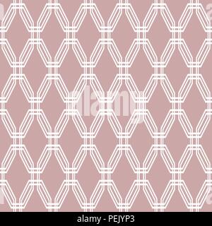 Seamless Geometric Vector Purple and White Background Stock Vector