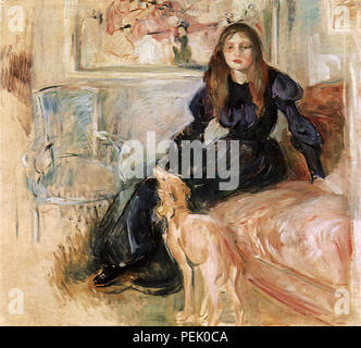 Julie Manet and Laertes, Morisot, Berthe Stock Photo