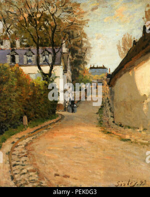 Rue de la Princesse, Louveciennes, Looking North, Sisley, Alfred Stock Photo