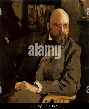 Ostrooukhov Portrait, Serov, Valentin Alexandrovitch Stock Photo