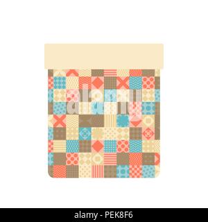 Quilted Pattern Vector White Soft Neutral Background Seamless