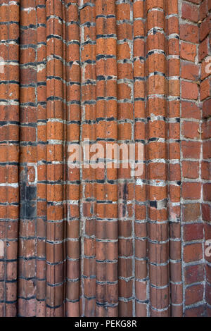 Detail of the facade of the old cathedral in Riga Stock Photo