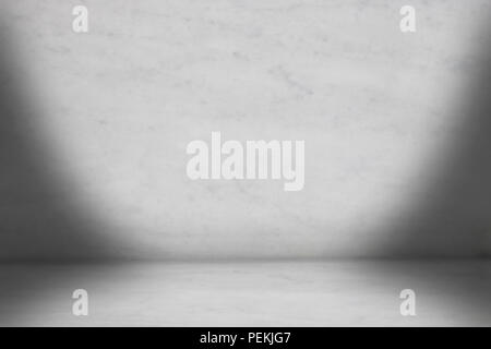 white and gray wall and studio room background, can be used to present product Stock Photo