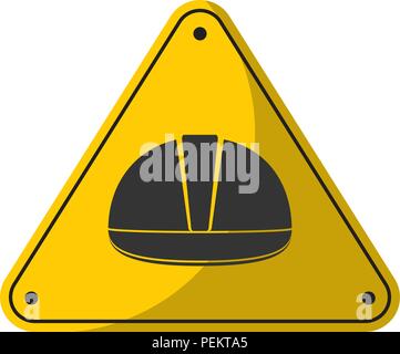 caution area under construction sign notice Stock Vector