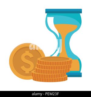 Money and time Stock Vector