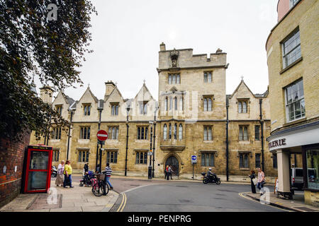Whewell's Court, Trinity college, Cambridge, England, U.K. Stock Photo