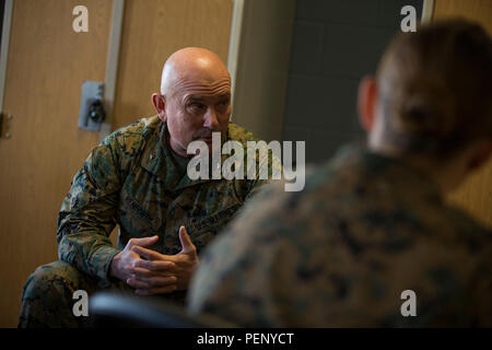Marines from the motor transportation section of Headquarters and ...