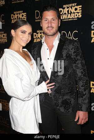 Hollywood, California, USA. 15th Aug, 2018. 15 August 2018 - Hollywood, California - Jenna Johnson, Val Chmerkovskiy. 2018 Industry Dance Awards held at Avalon Hollywood. Photo Credit: Faye Sadou/AdMedia Credit: Faye Sadou/AdMedia/ZUMA Wire/Alamy Live News Stock Photo