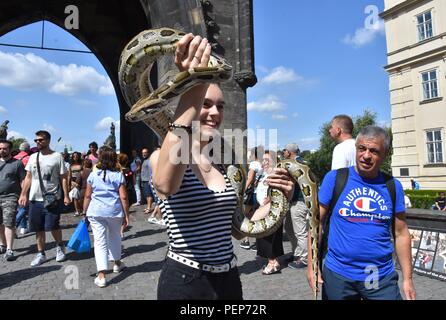 Prague, Czech Republic. 15th August 2018. Prague Czech Republic is very popular every day this city is visited by thousands of tourists from around the world (Credit Image: © Piotr Twardysko via ZUMA Wire) ZUMA Press Credit: Piotr Twardysko/ZUMA Wire/Alamy Live News Stock Photo