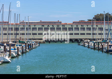 Fort Mason Center Building in Marina, San Francisco, California, United States. Stock Photo