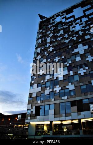 The Cube Birmingham England 2018 architectural photography Stock Photo