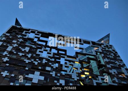 The Cube Birmingham England 2018 architectural photography Stock Photo