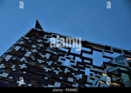 The Cube Birmingham England 2018 architectural photography Stock Photo