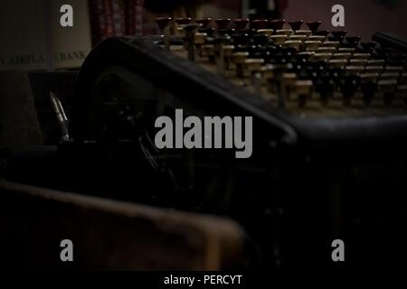Vintage Typewriter Keys Stock Photo