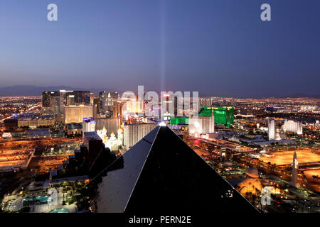 Las Vegas, The Strip at night, Nevada, United States of America