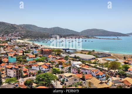 Brazil - Cabo Frio seaside landscape in state of Rio de Janeiro. Stock Photo