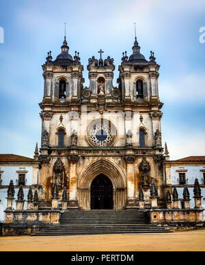 Impressive Alcobaca monastery,landmarf of Portugal Stock Photo