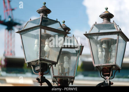 Beautiful old lamps Stock Photo