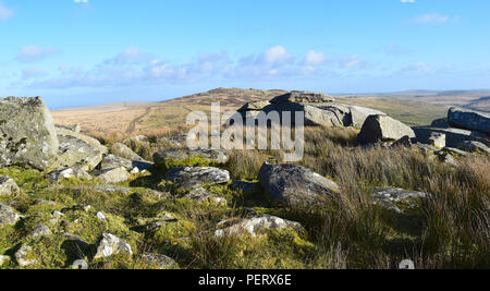 Rough Tor, Bodmin Moor, Cornwall, 200218 Stock Photo