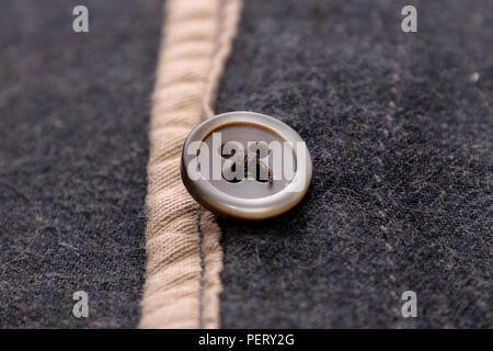 Mottled fabric denim style fine stuff soft material with button Stock Photo