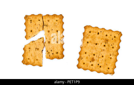 biscuits isolated on white Stock Photo