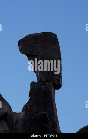 Nefertiti's Head, Arches National Park, Utah, USA Stock Photo