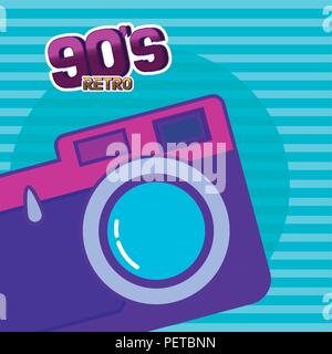 90s retro cartoons Stock Vector