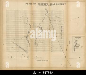 Historic archive Image taken from page 128 of 'Report on the Mount Uniacke, Oldham and Renfrew Gold Mining Districts, with plans and sections' Stock Photo
