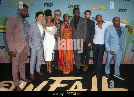 FX's 'Snowfall' Season 2 premiere  Featuring: Cast Where: Los Angeles, California, United States When: 17 Jul 2018 Credit: FayesVision/WENN.com Stock Photo