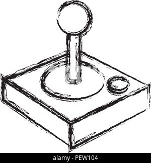 videogame hand button console simulator Stock Vector Image & Art - Alamy