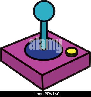 color videogame hand button console background Stock Vector Image & Art ...