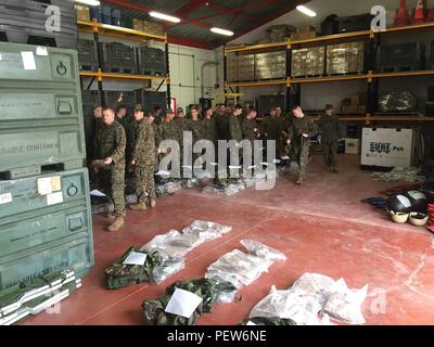 Naval Station Rota MOPP suits 160129 Stock Photo - Alamy