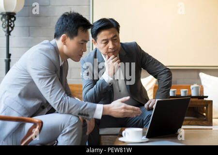 Businessmen having a meeting Stock Photo