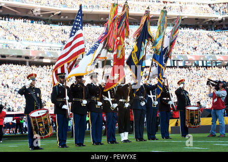 DVIDS - Images - Vandenberg's Honor Guard Presents the Colors at Rams Game  on Christmas Day [Image 7 of 10]