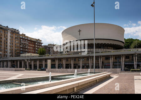 Cathedral of Christ the King (Cattedrale di Cristo Re) in La Spezia, Liguria, Italy Stock Photo