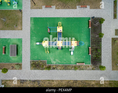 children playground, top view Stock Photo