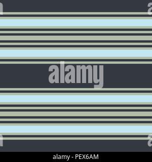 Retro Gray Colored Seamless Pattern with Horizontal Stripes Stock Vector